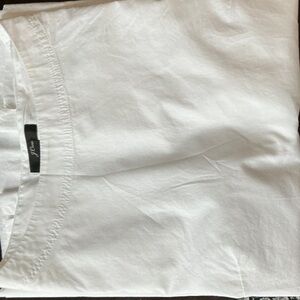 J. Crew Puff Sleeve White Blouse